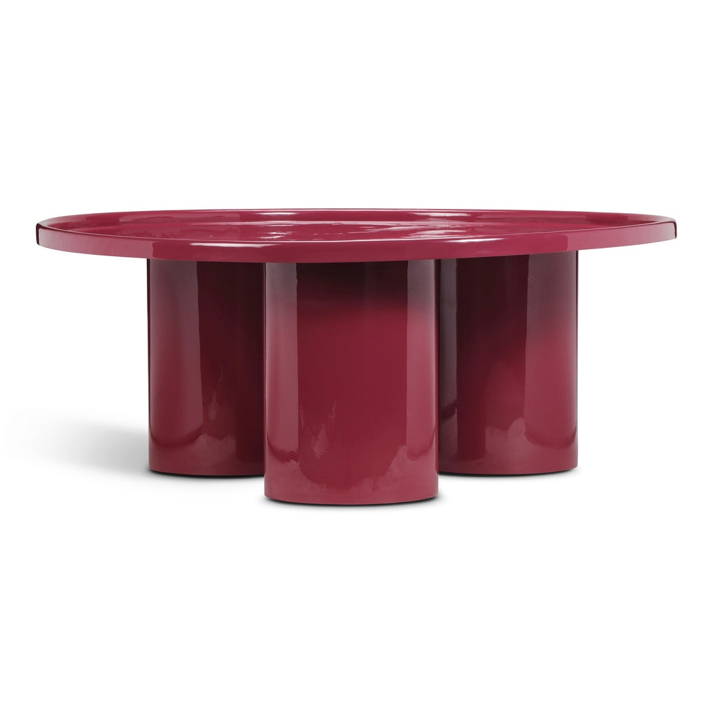 Eclat - Sofia Enamel Coffee Table - Plum