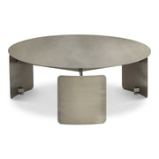 Senshi - Industrial Coffee Table - Industrial Nickel