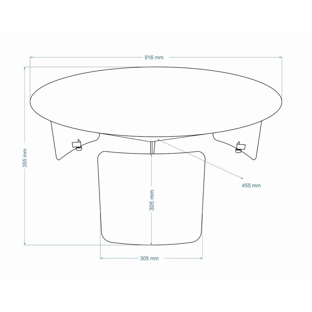 Senshi - Industrial Coffee Table - Industrial Nickel