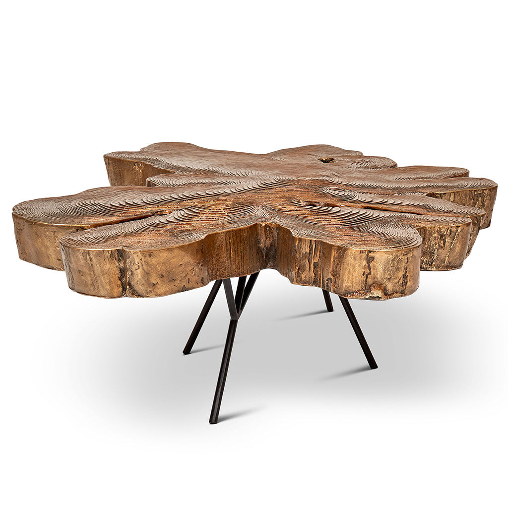 IE Series - Easton Slab Coffee Table - Brass