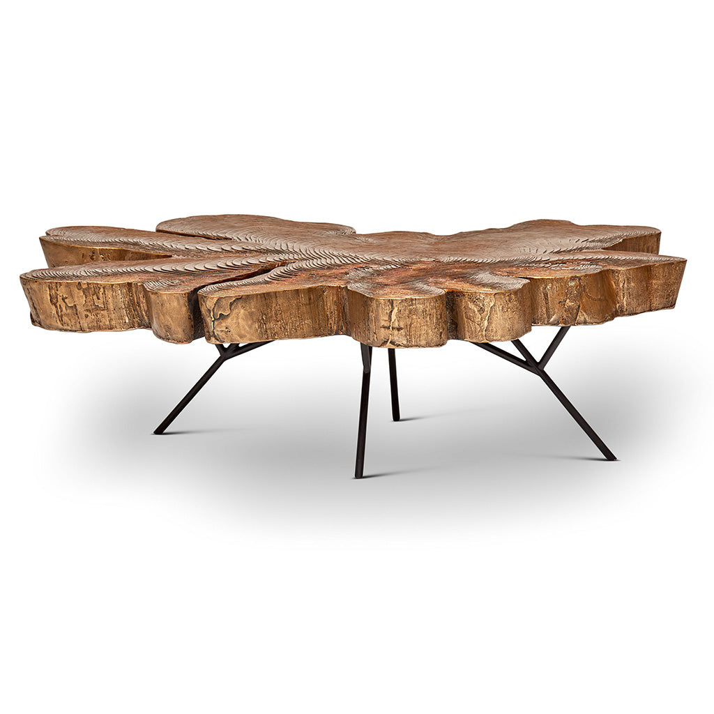 IE Series - Easton Slab Coffee Table - Brass