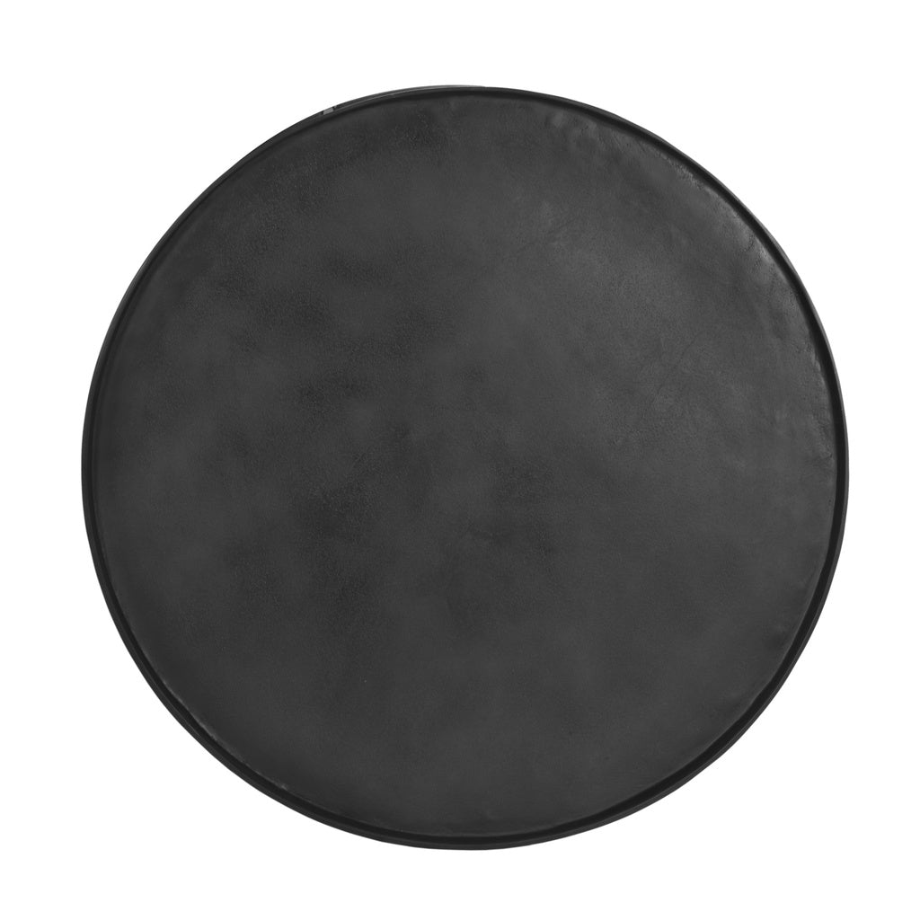 Elements - Sana Coffee Table - Antique Zinc Top - Black Frame