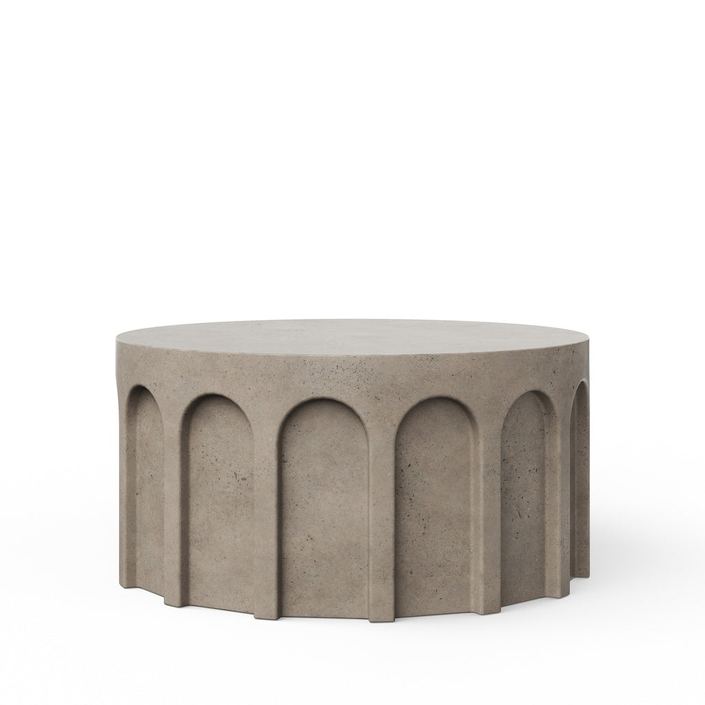 Mixx - Atlas Round Coffee Table - Dark Grey
