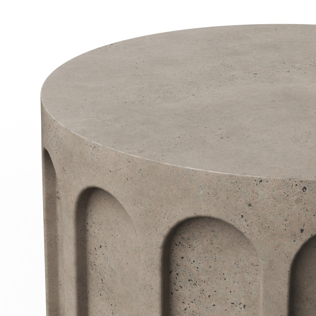 Mixx - Atlas Round Coffee Table - Dark Grey