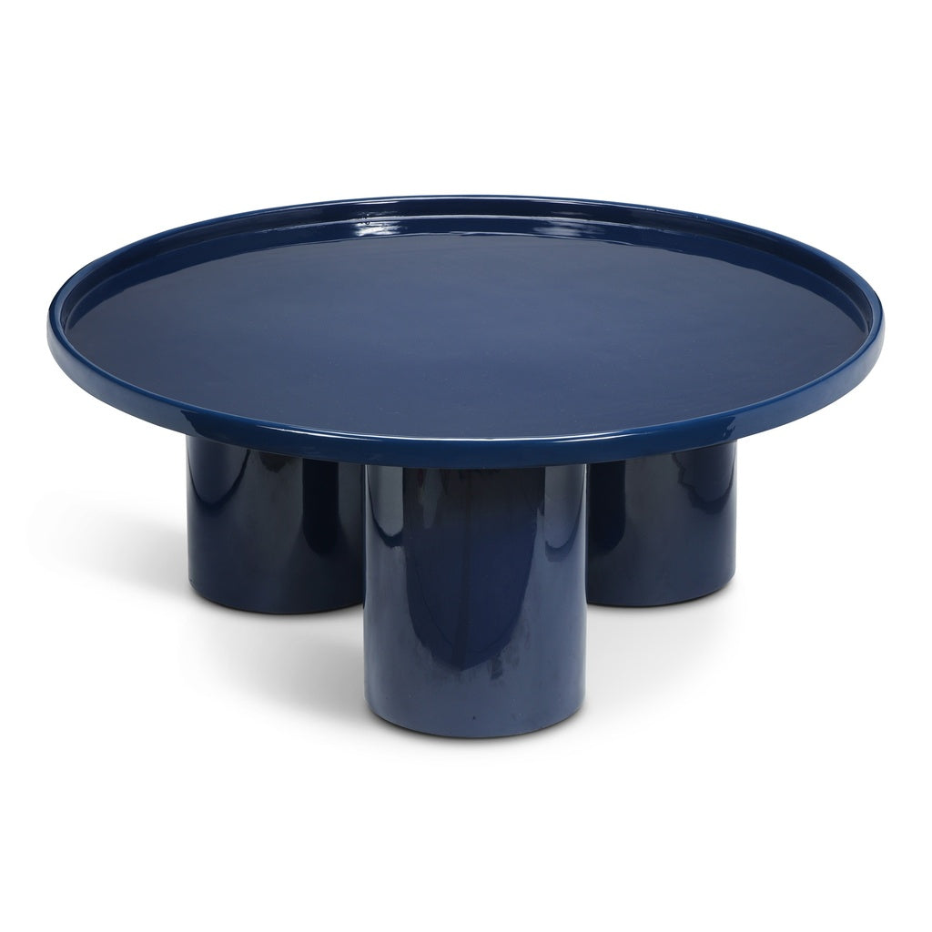 Eclat - Sofia Enamel Coffee Table - Navy