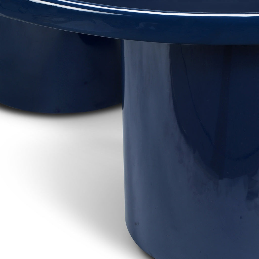 Eclat - Sofia Enamel Coffee Table - Navy