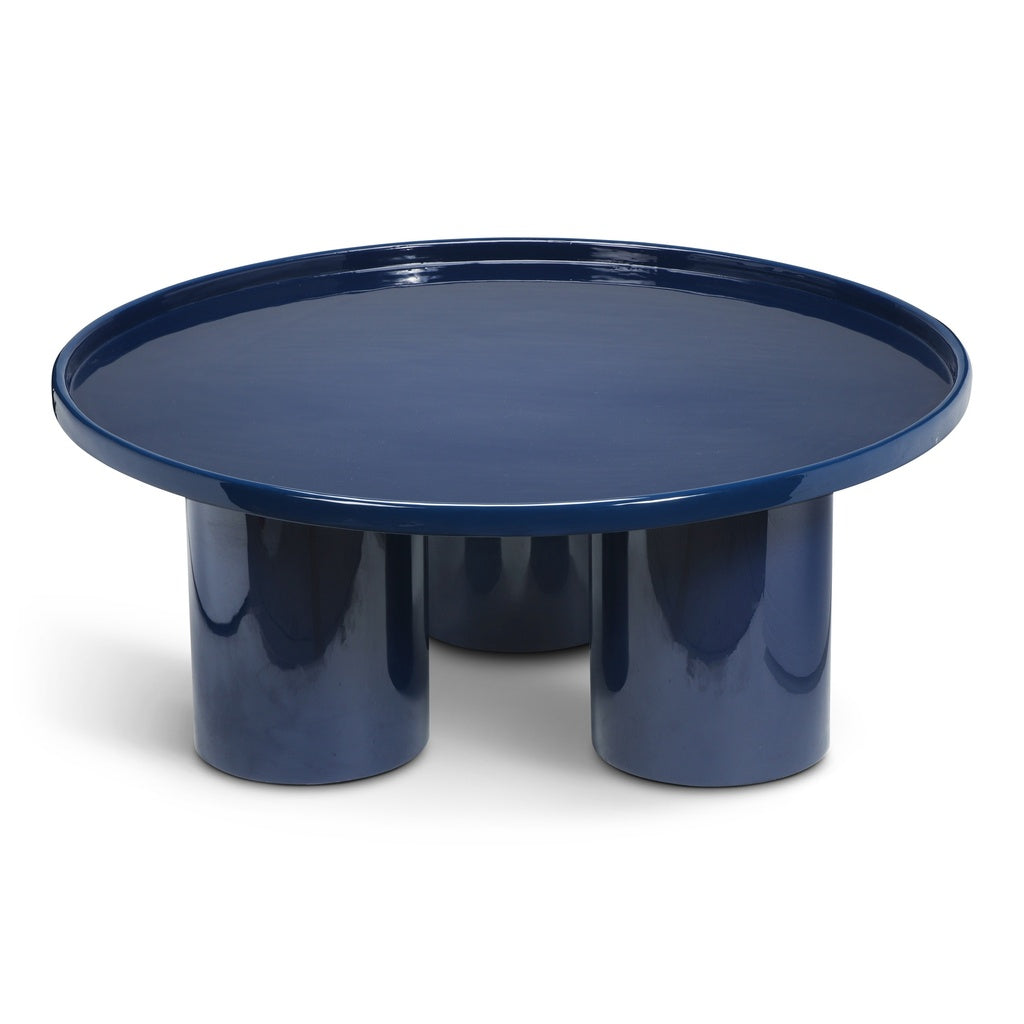 Eclat - Sofia Enamel Coffee Table - Navy