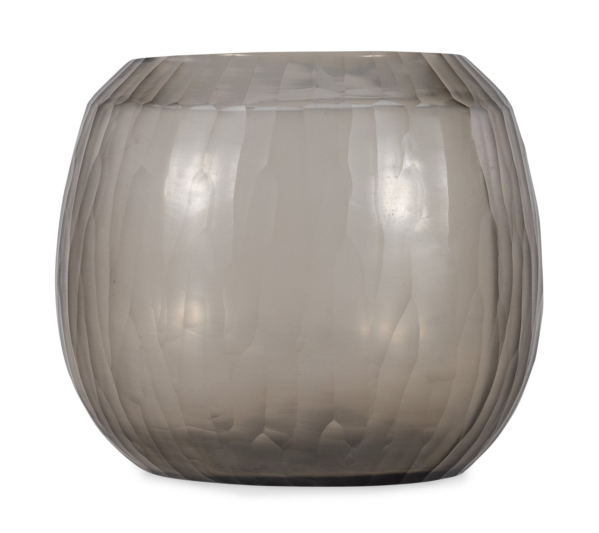 Rhone Smoky Glass Vase - Medium - Central Designs