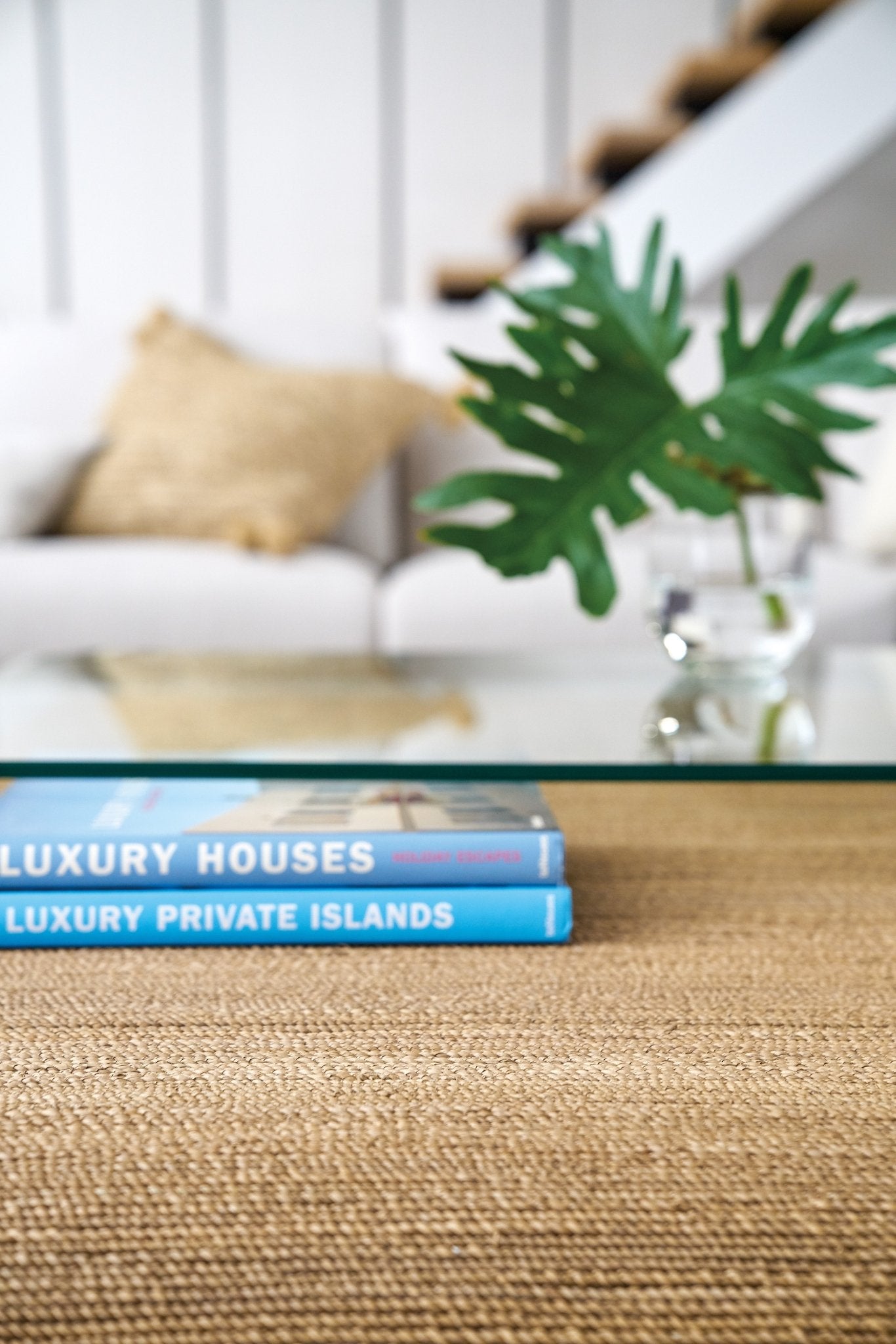 Amani Rope and Glass Cocktail Table - Central Designs