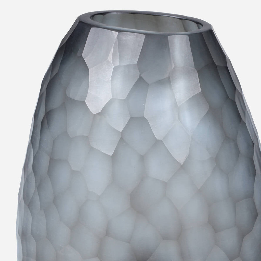 Somme Tall Indigo Glass Vase