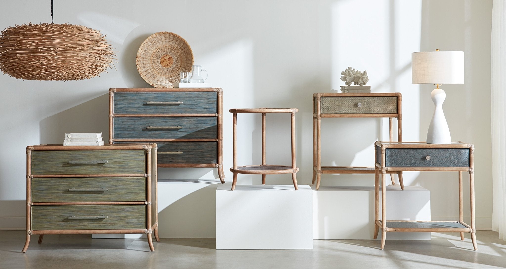 Retreat Pole Rattan Chest - Central Designs