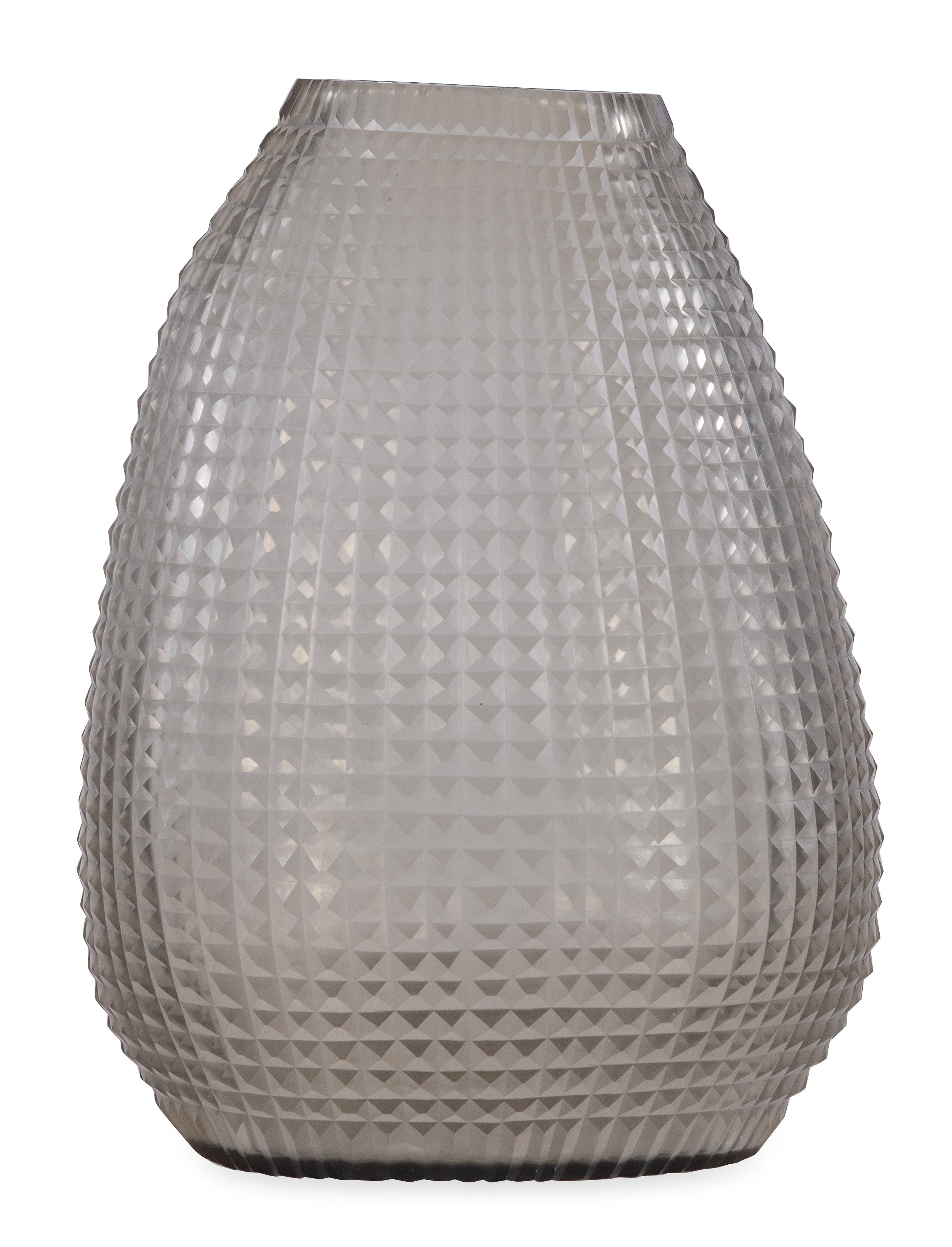 Somme Tall Jack Fruite Smoke Glass Vase