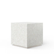 Mixx - Bloc End Table - Ivory Terrazzo