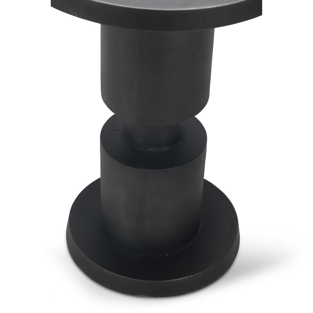 Elements - Liam - End Table - Antique Zinc