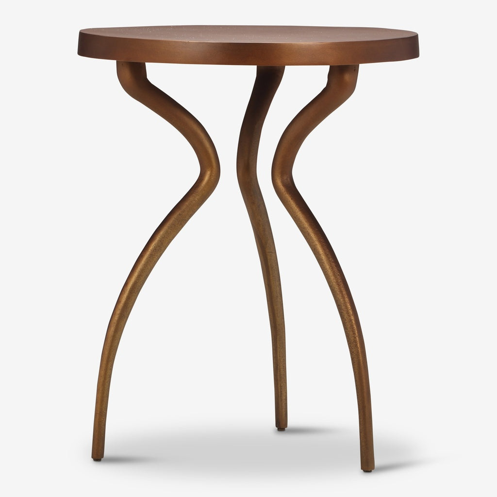 Elements - Sarp - End Table - Antique Zinc