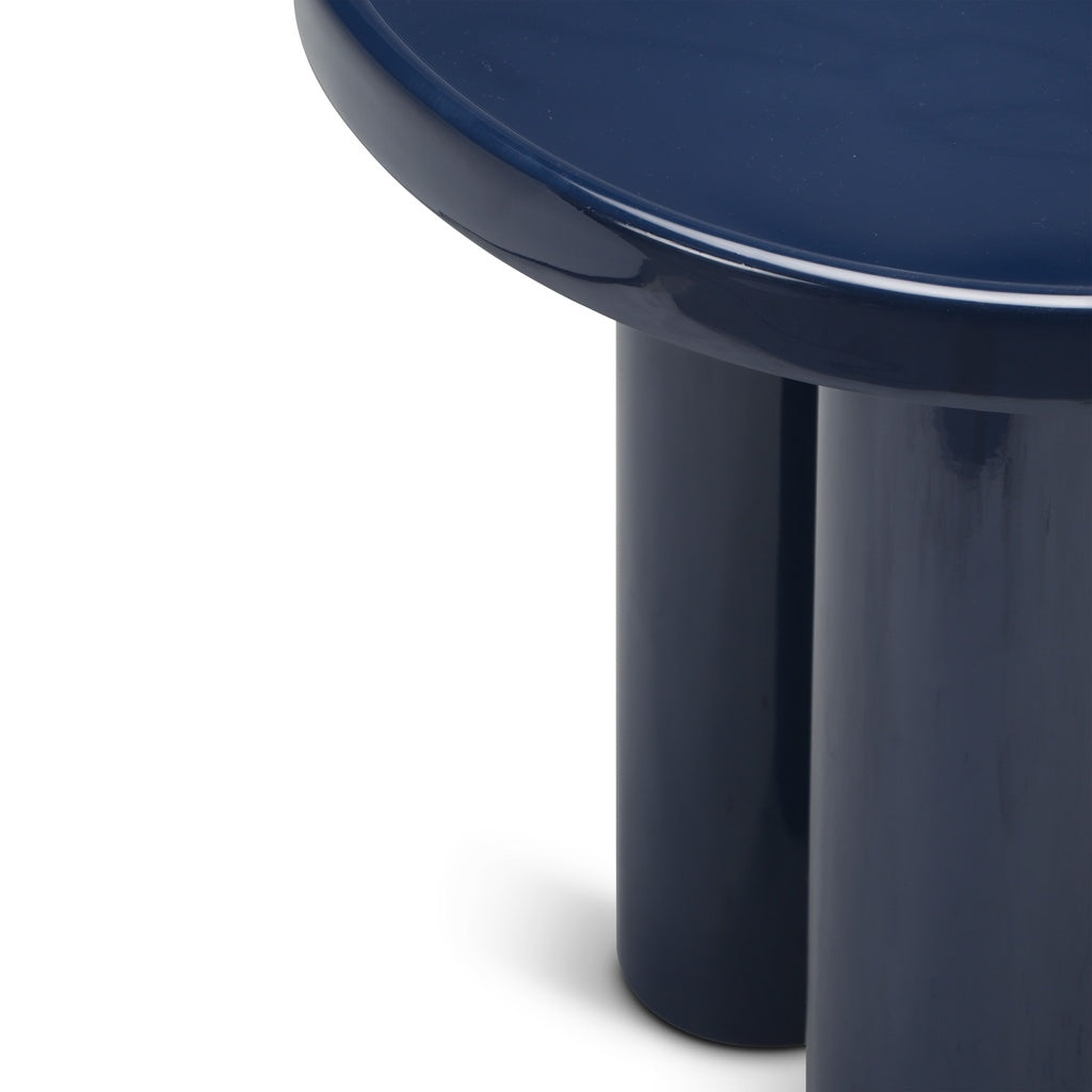 Eclat - Sofia Enamel End Table - Navy