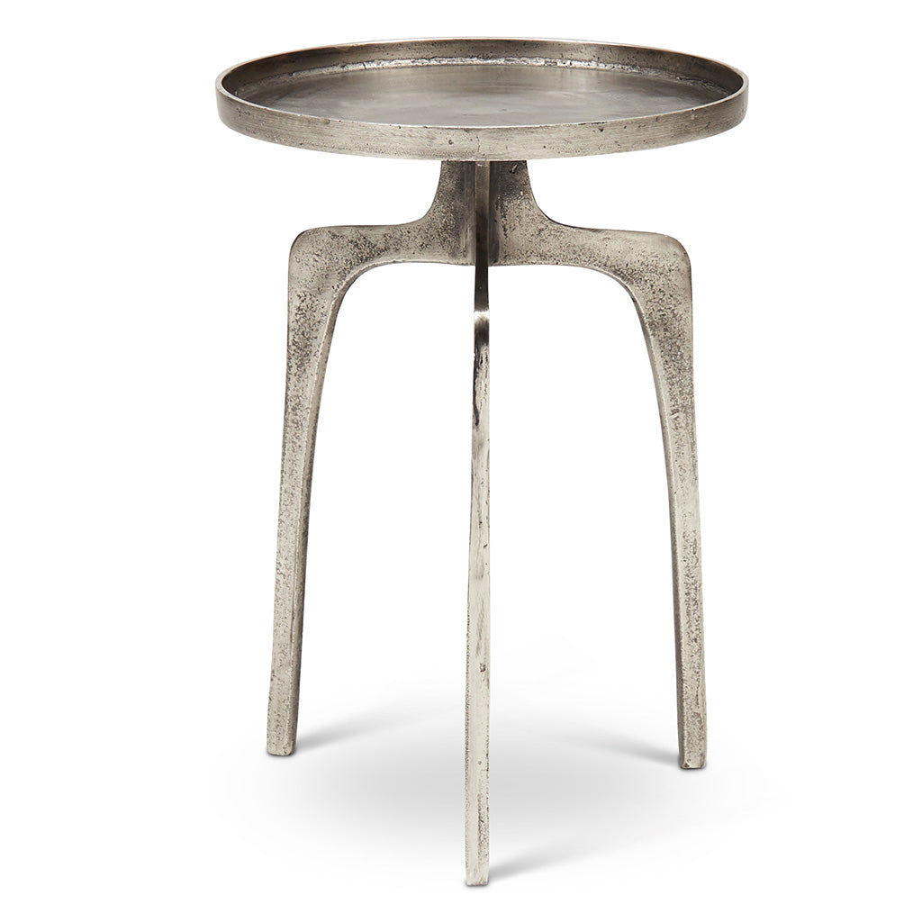 Elements - Vinya End Table - Vintage Silver