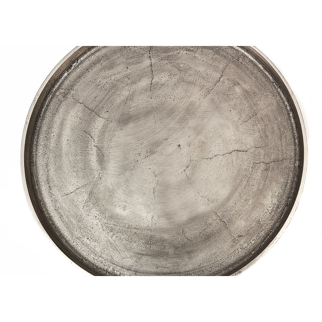 Elements - Vinya End Table - Vintage Silver