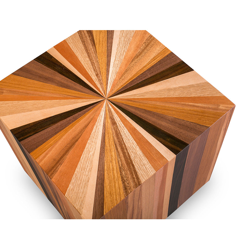 IE Series - Sun End Table - Mixed Wood
