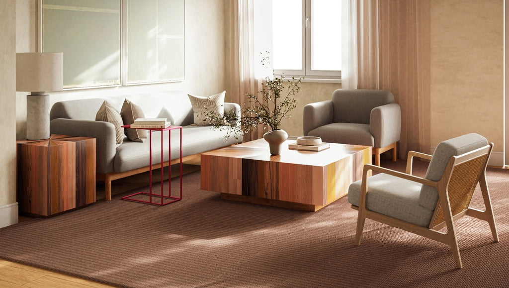 IE Series - Sun End Table - Mixed Wood