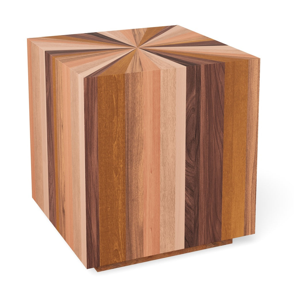 IE Series - Sun End Table - Mixed Wood