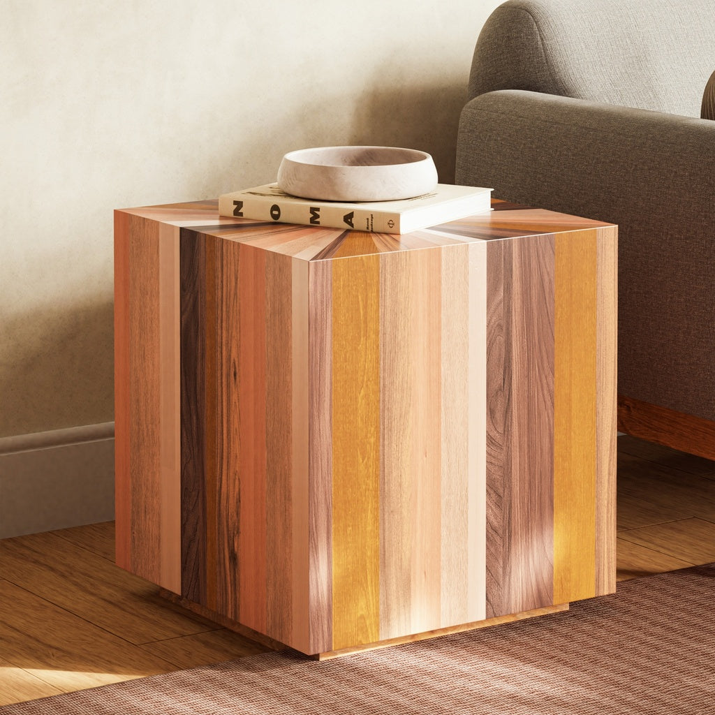 IE Series - Sun End Table - Mixed Wood