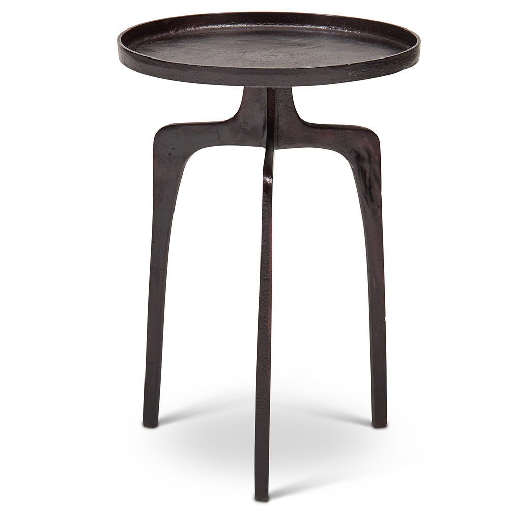 Elements - Vinya End Table - Raw Bronze