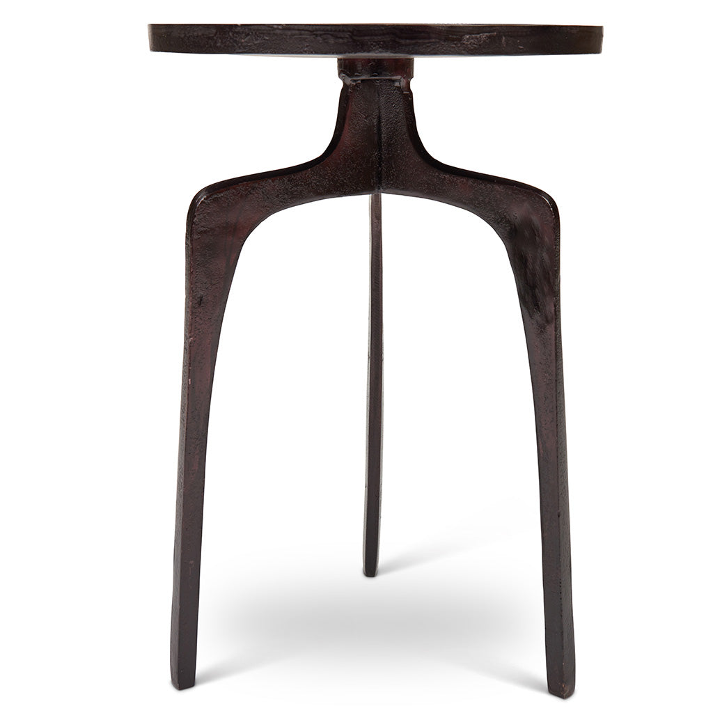 Elements - Vinya End Table - Raw Bronze
