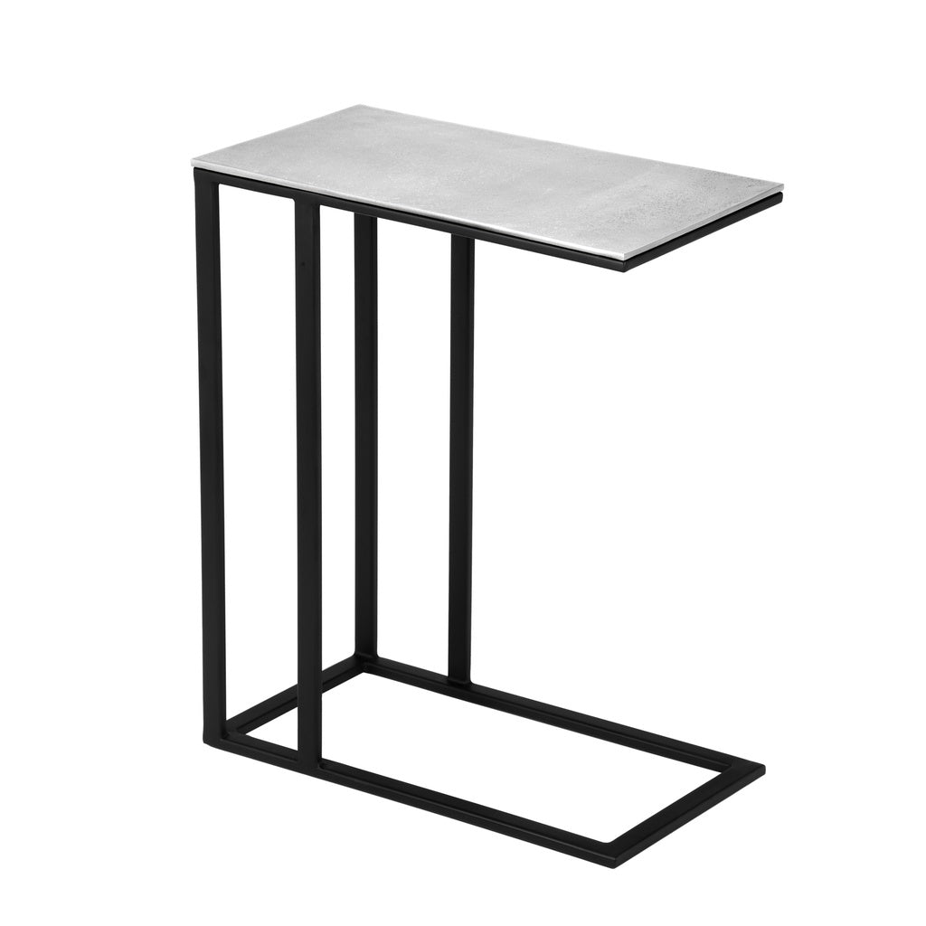 Elements - Tanu - C-Table End Table - Vintage Silver