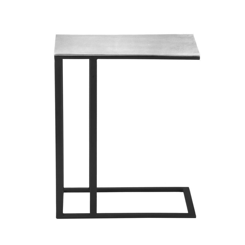 Elements - Tanu - C-Table End Table - Vintage Silver