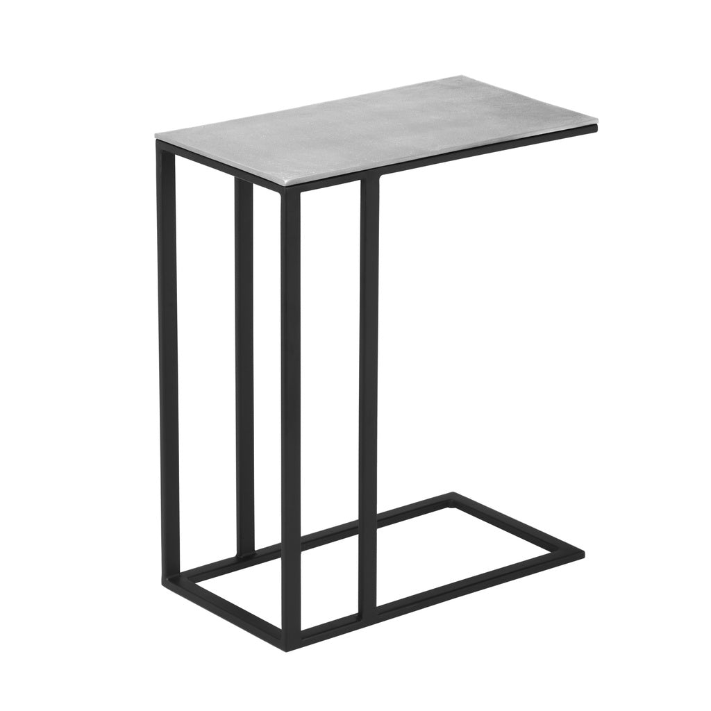 Elements - Tanu - C-Table End Table - Vintage Silver