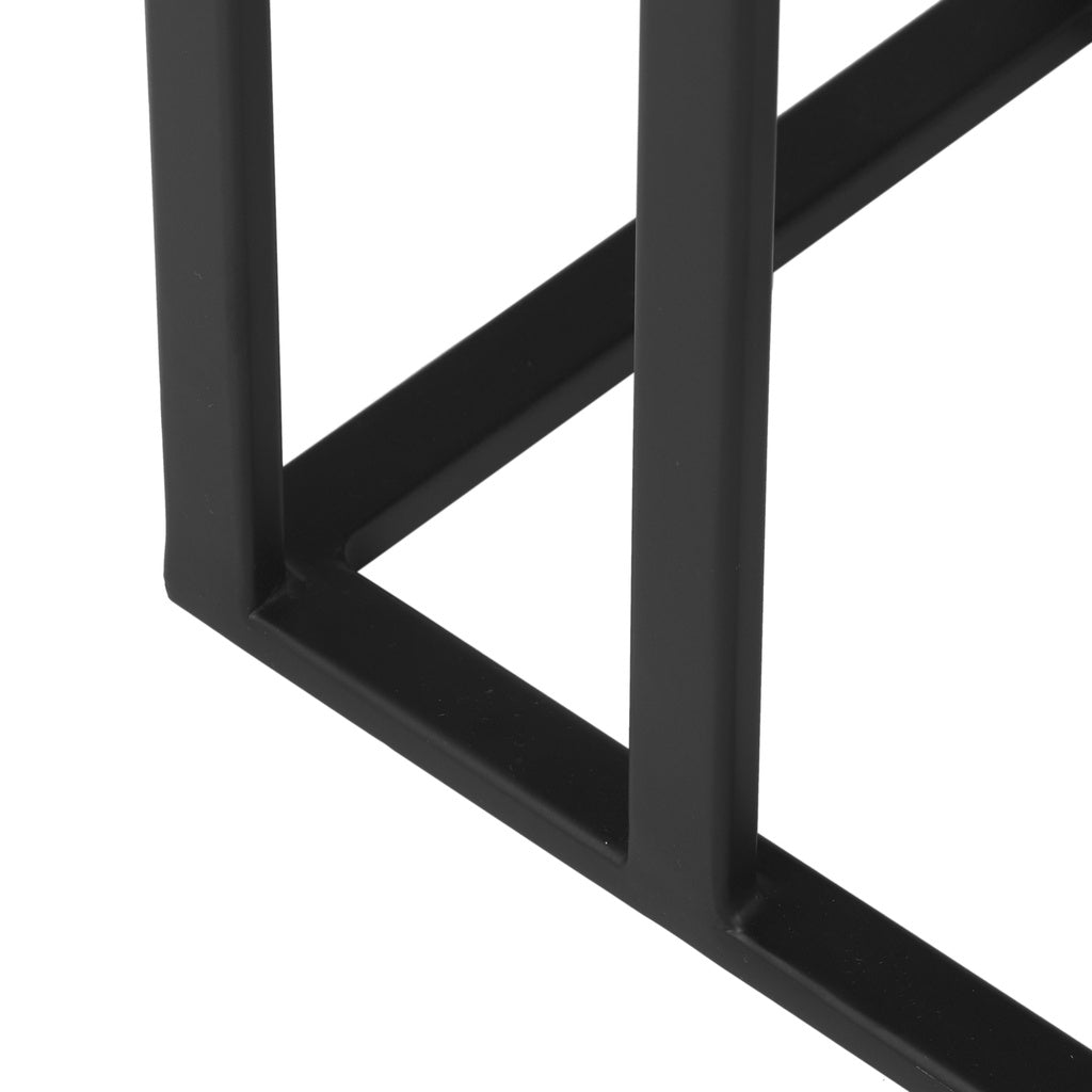 Elements - Tanu - C-Table End Table - Vintage Silver