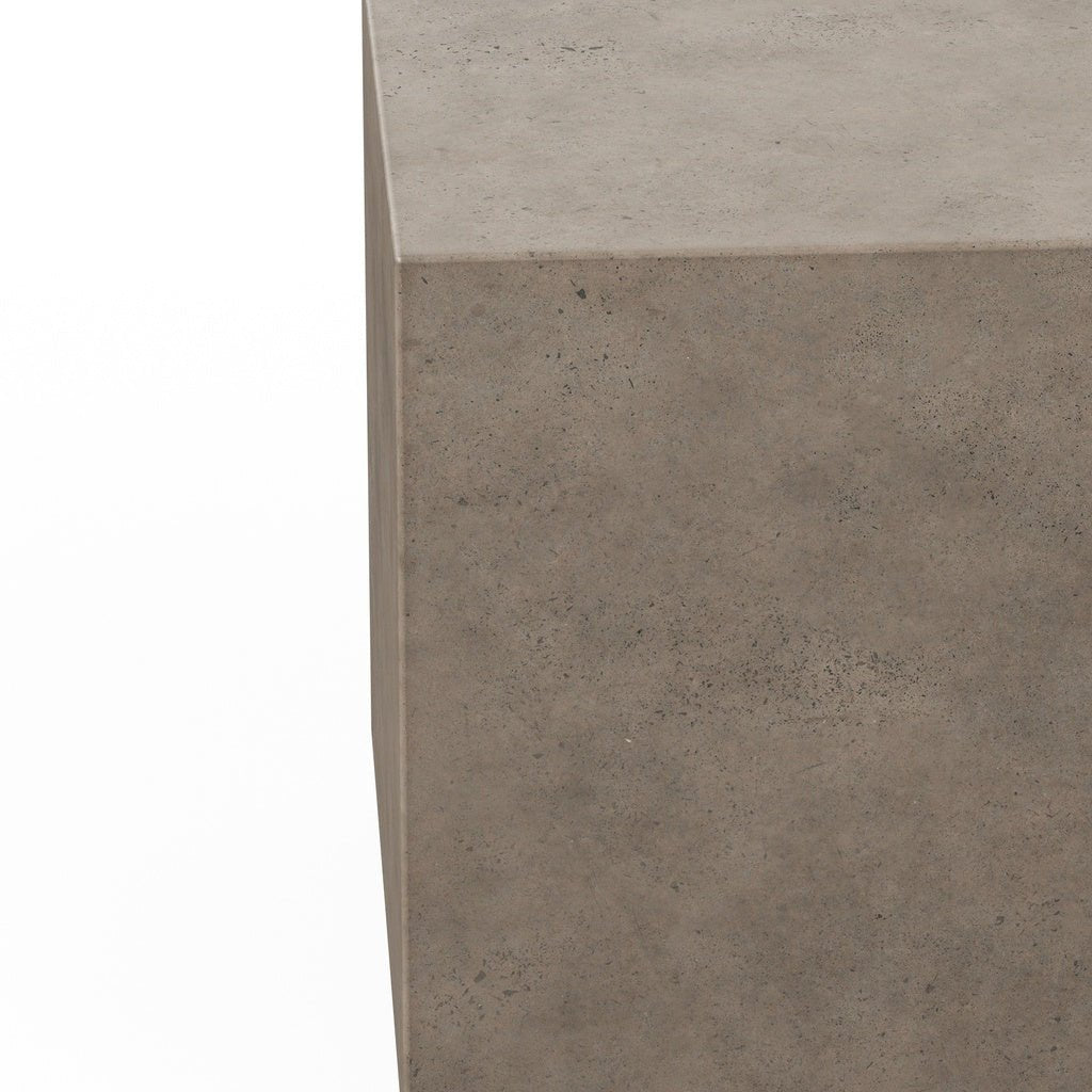 Mixx - Bloc End Table - Dark Grey - Central Designs