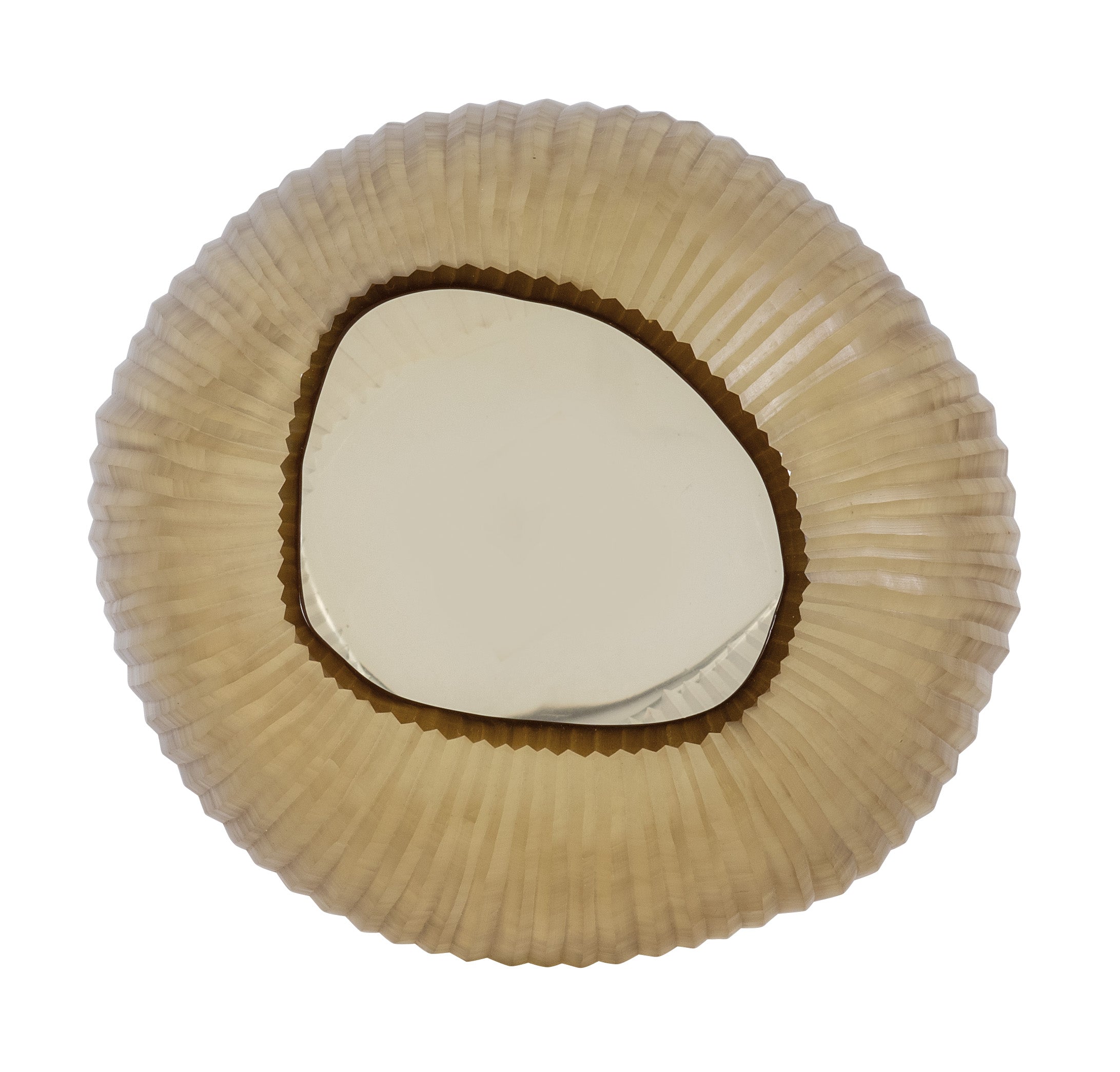 Seine Gold Sculptural Glass Vase - Medium