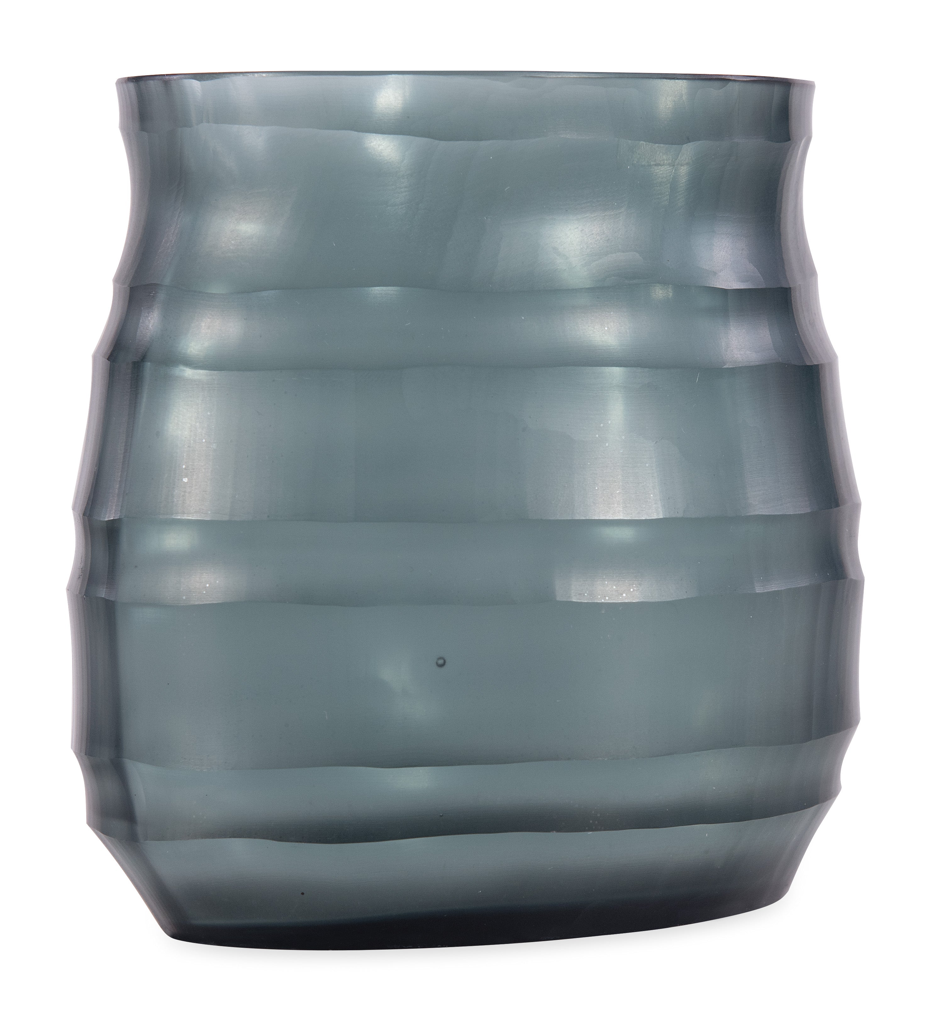 Escaut Dark Indigo Glass Vase - Small
