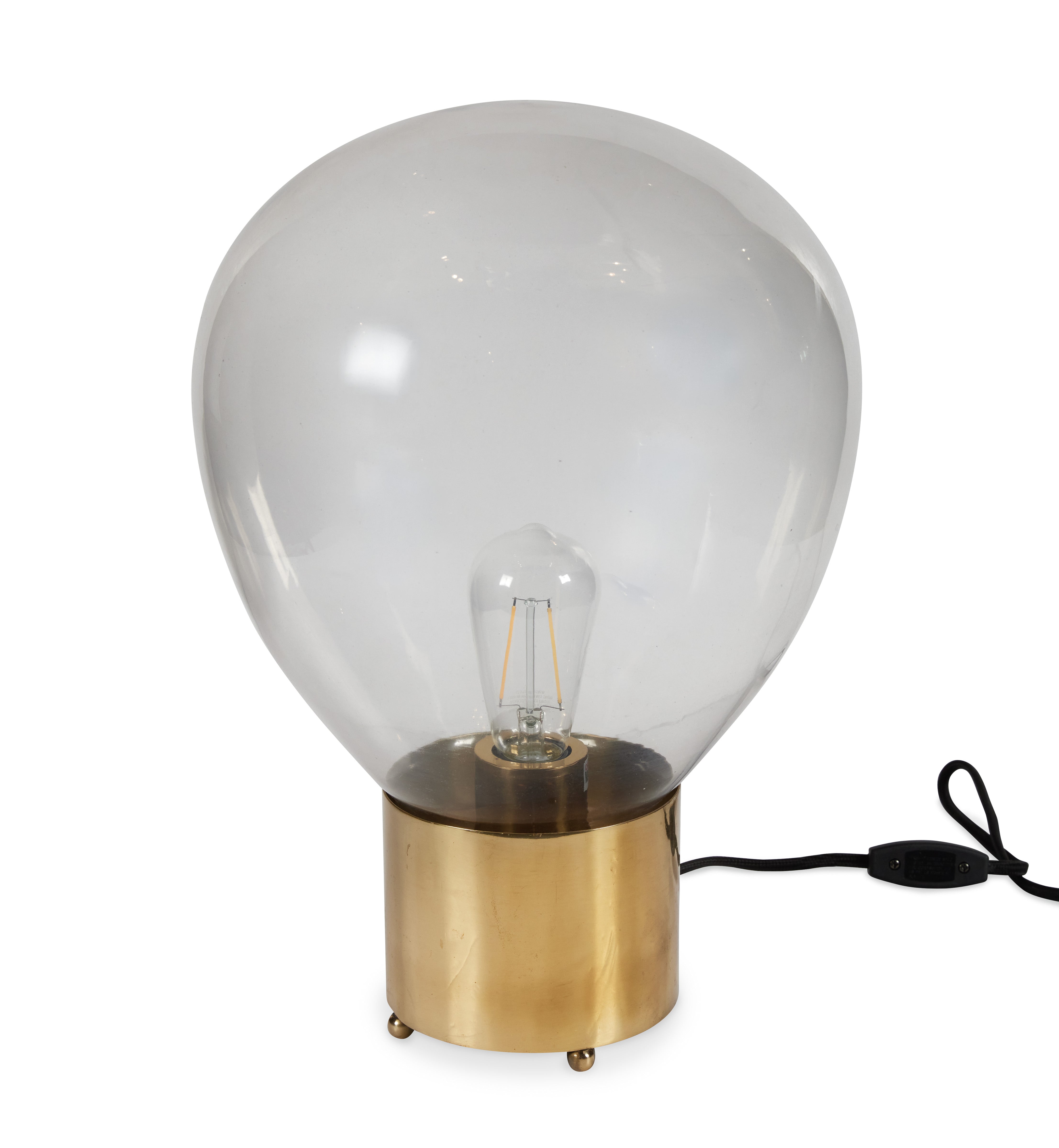 Industrial Gold Light Bulb Lamp - Large