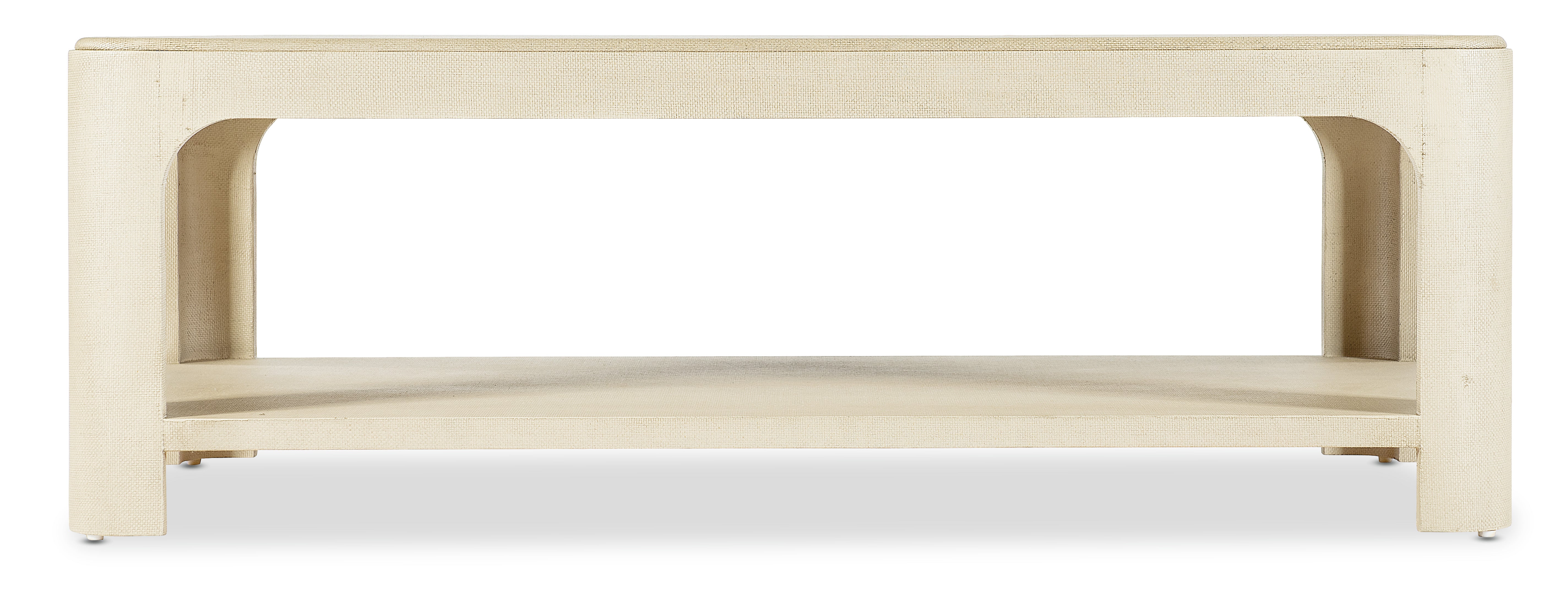 Archives Raffia Rectangle Cocktail Table