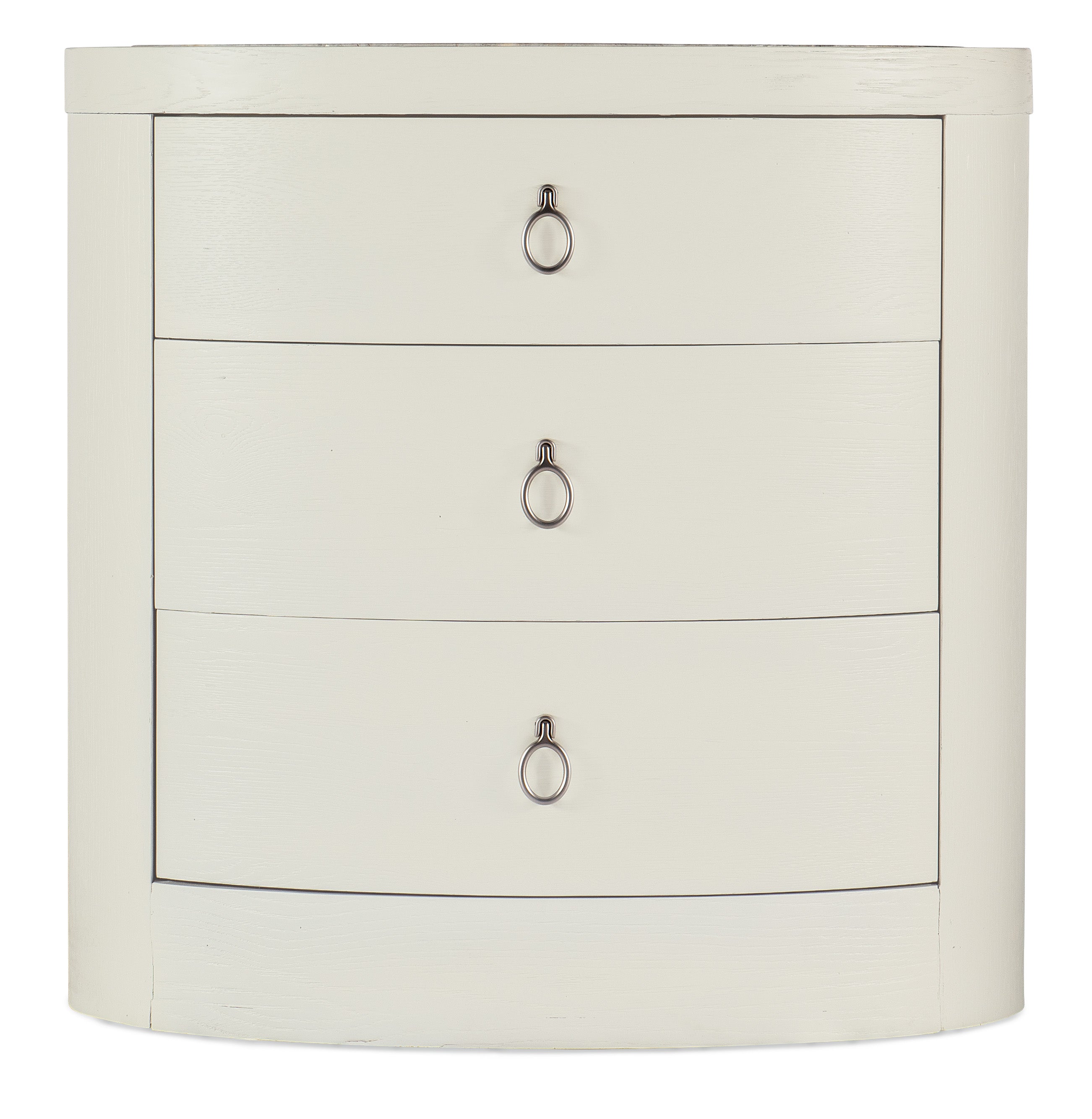 Serenity Wavecrest Oval Nightstand