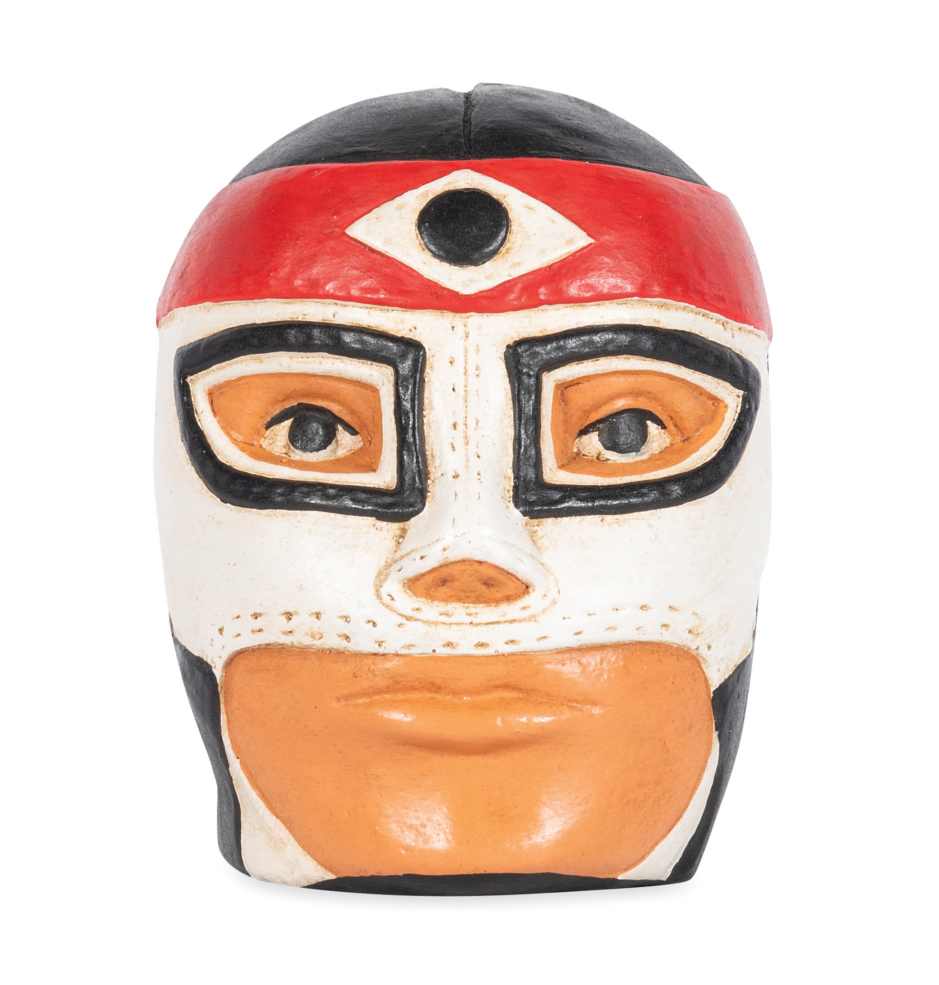 Octagon Wrestler Head Coin Bank