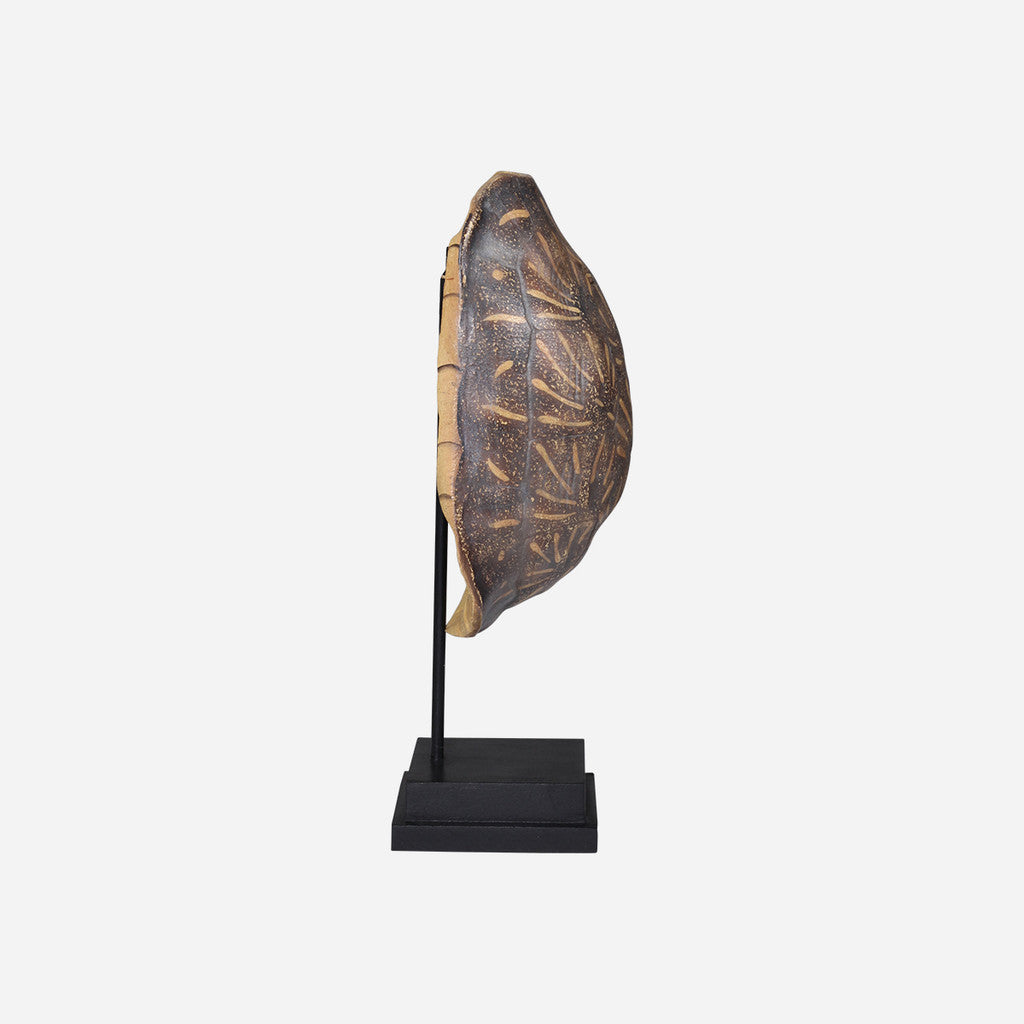 Faux Ornate Box Tortoise Shell on Stand