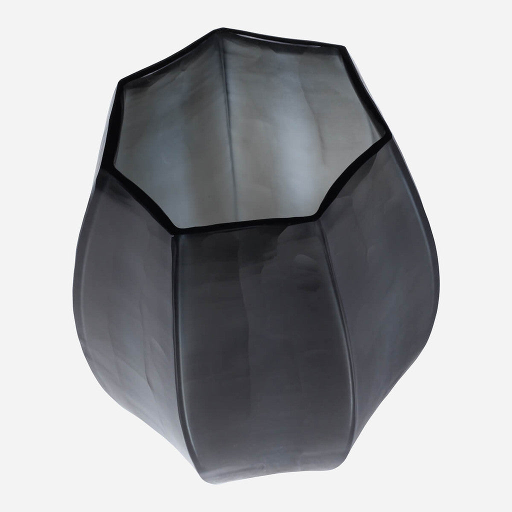 Loire Indigo Glass Vase - Medium