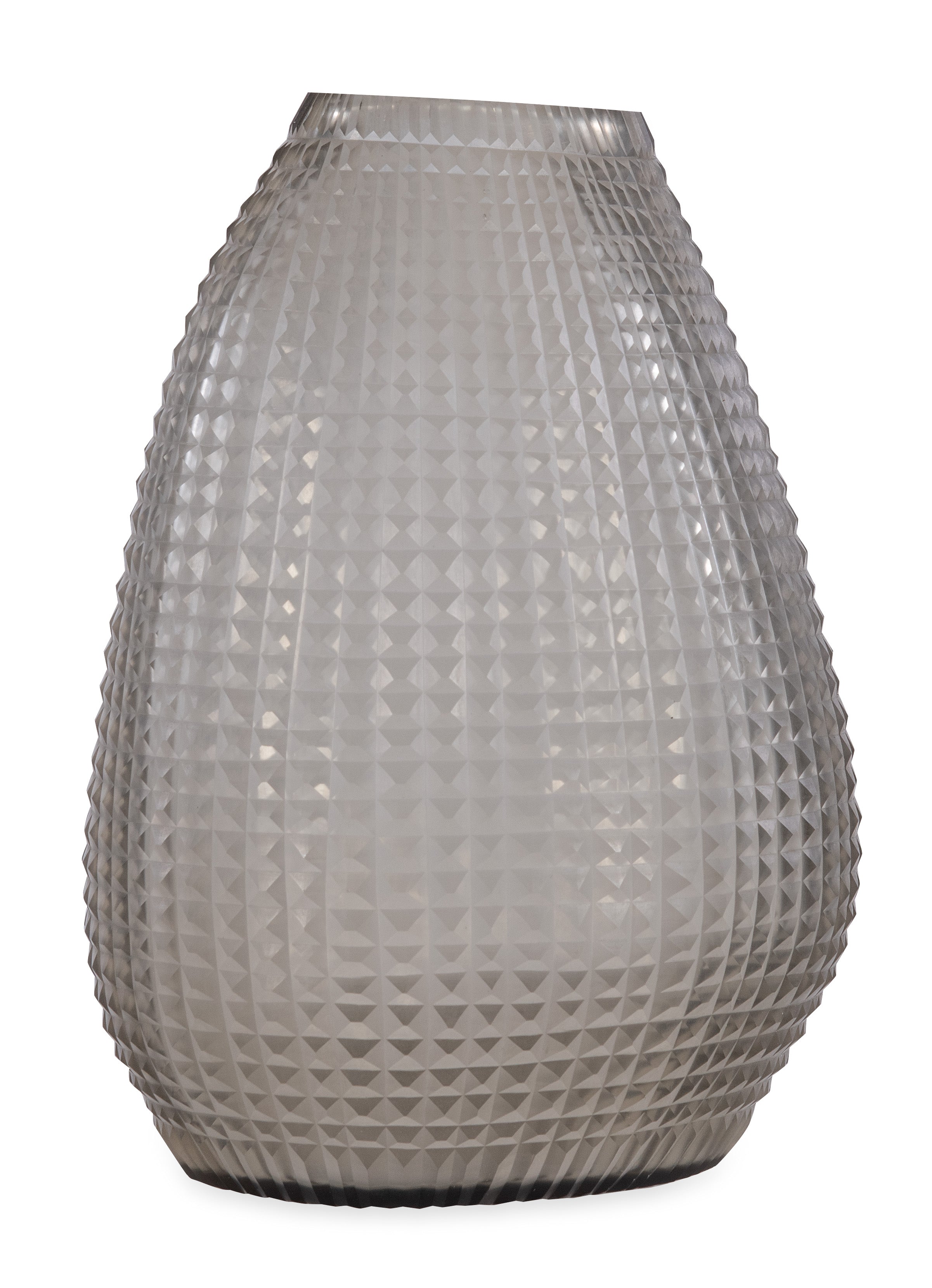 Somme Tall Jack Fruite Smoke Glass Vase
