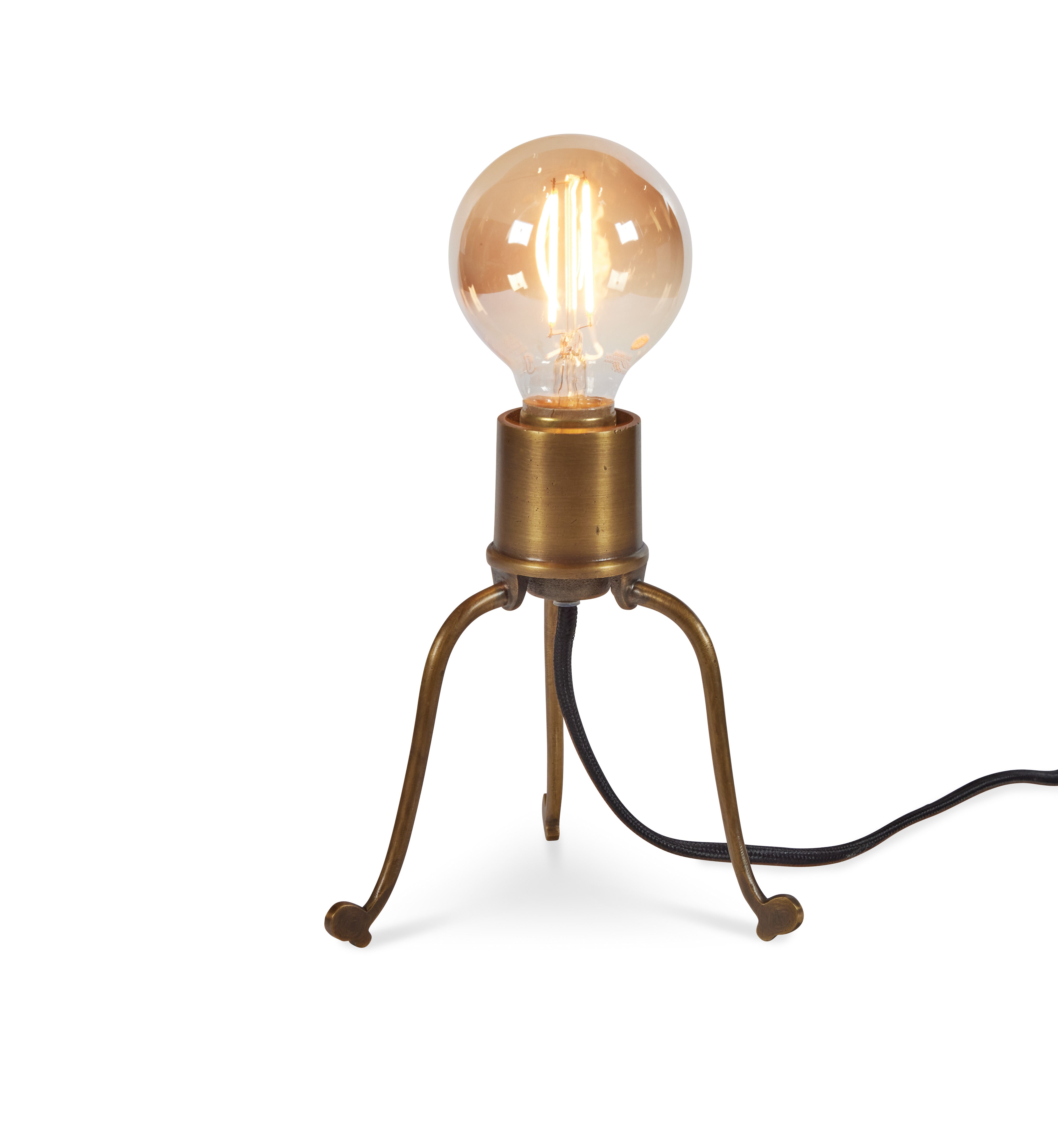 Spider Desk Brass Lamp
