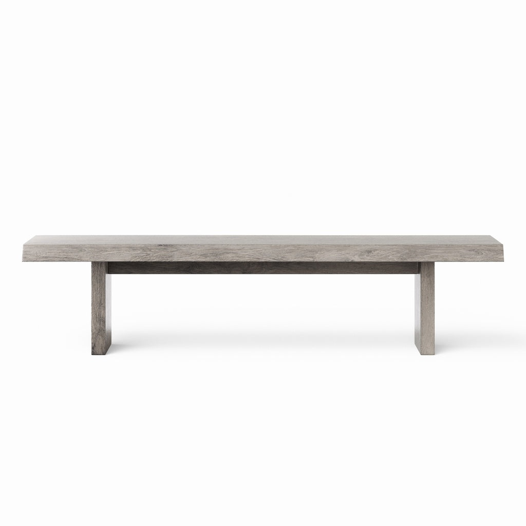 Brooks - Bench - 102" - Sandblasted Grey Frame