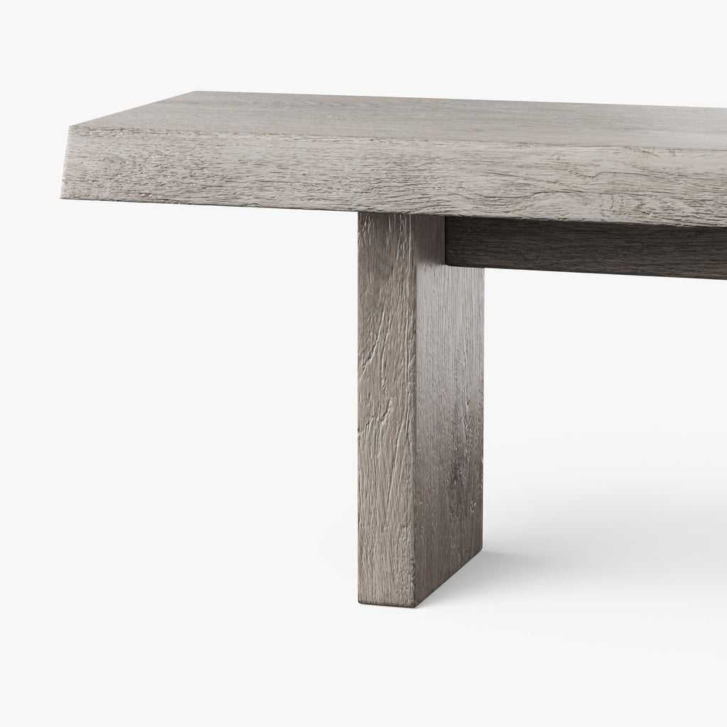 Brooks - Bench - 102" - Sandblasted Grey Frame