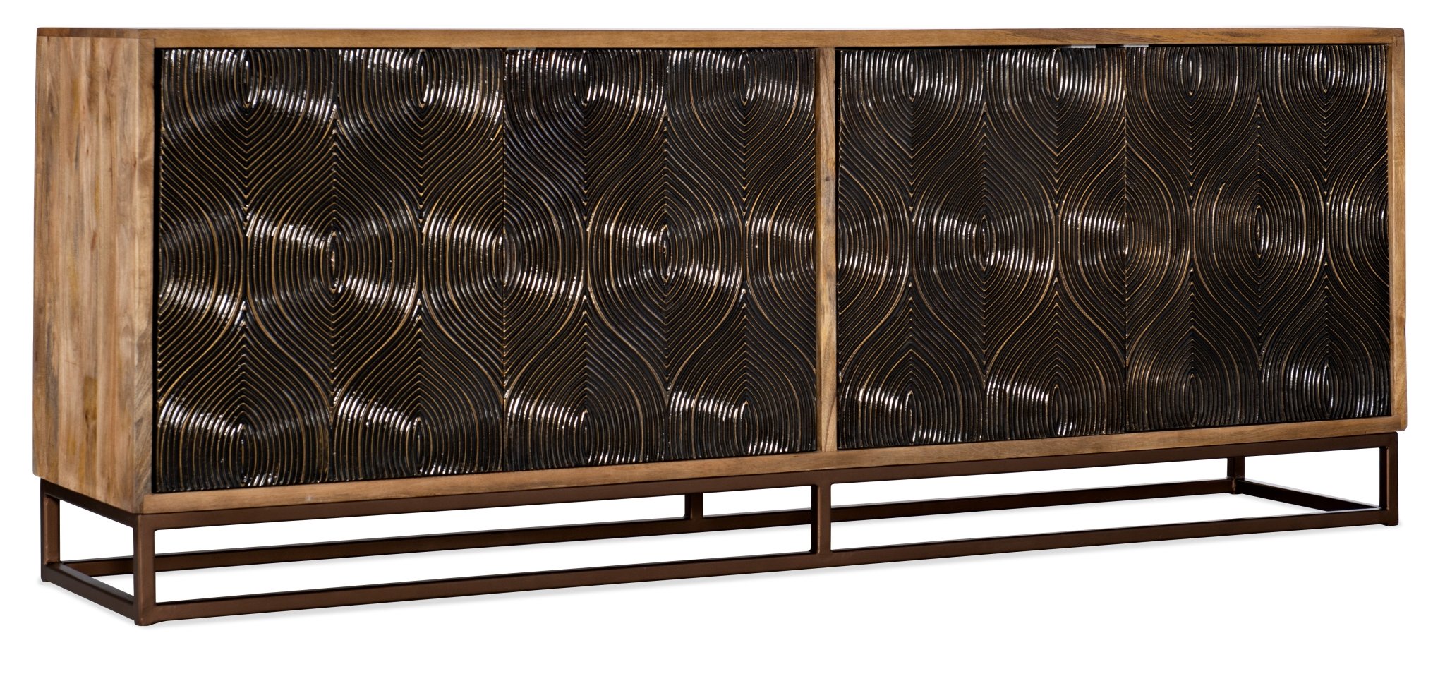 Swirl Door Entertainment Console - Central Designs