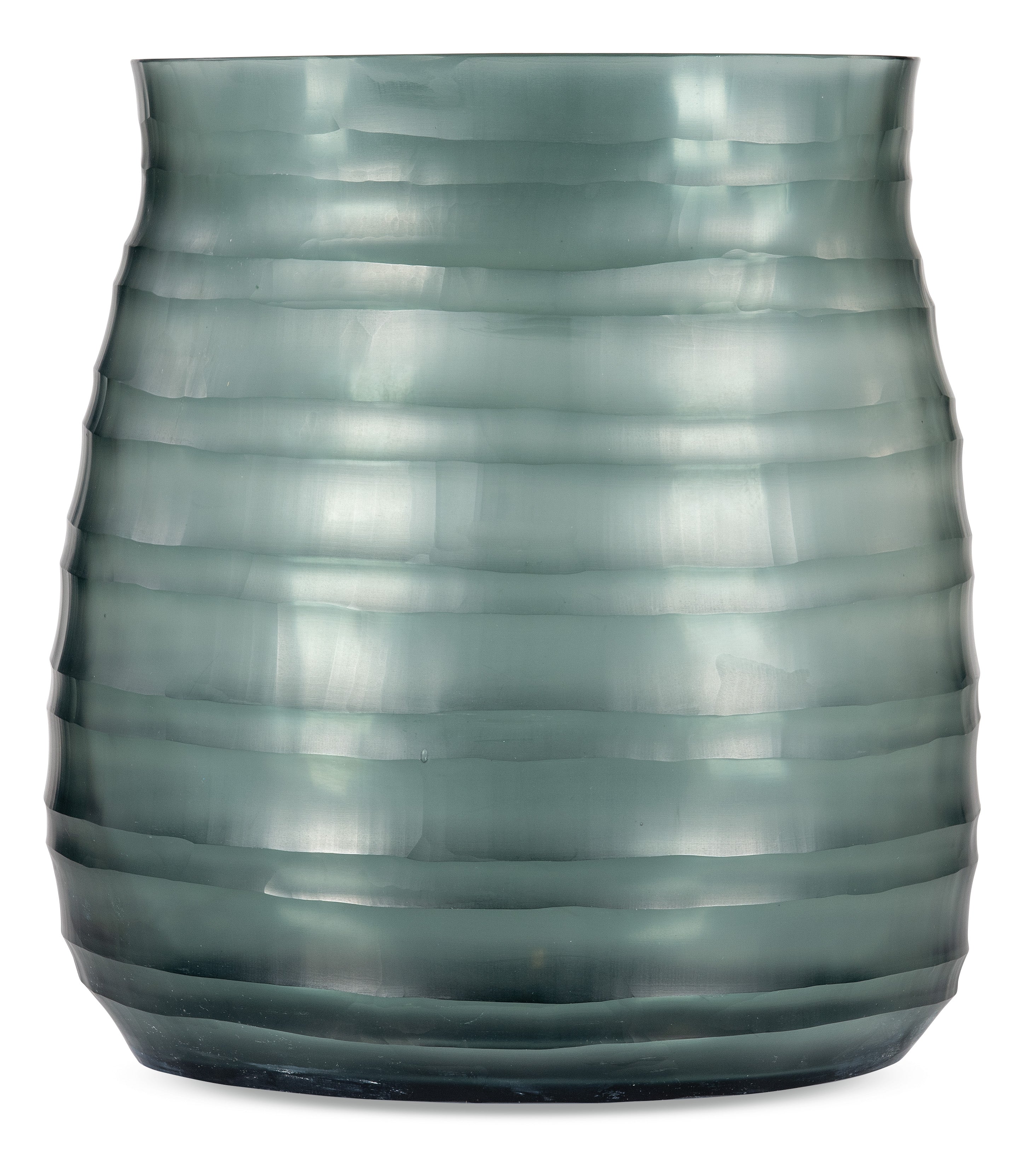 Escaut Dark Indigo Glass Vase - Medium