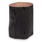 Brooks - Solid Wood Stump - Ebonized