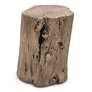 Brooks - Solid Wood Stump - Sandblasted Grey