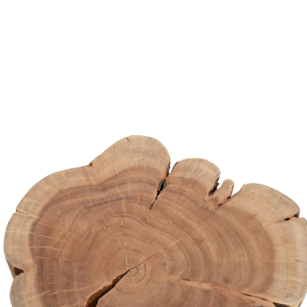 Brooks - Solid Wood Stump - Teak